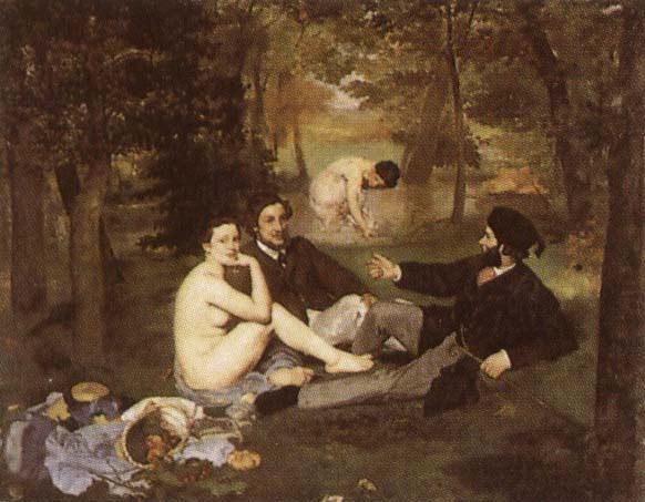 Edouard Manet Le dejeuner sur l herbe